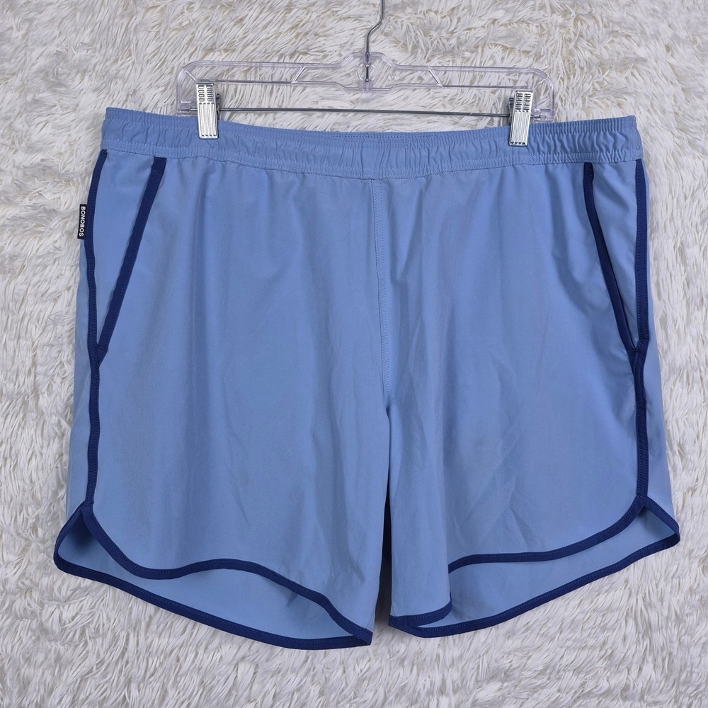 Bonobos Mens Swim Trunks Light Blue 7 Inch Inseam XL Travel Beach Resort